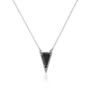 Blue Sand Stone Arrow Necklace