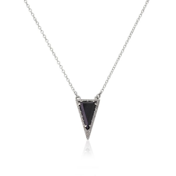 Blue Sand Stone Arrow Necklace