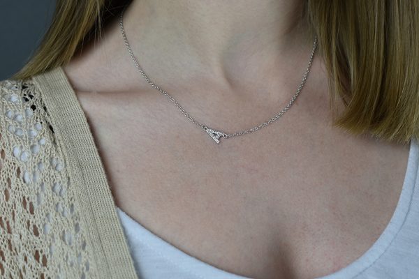 Monogram Initial Necklace - Image 3